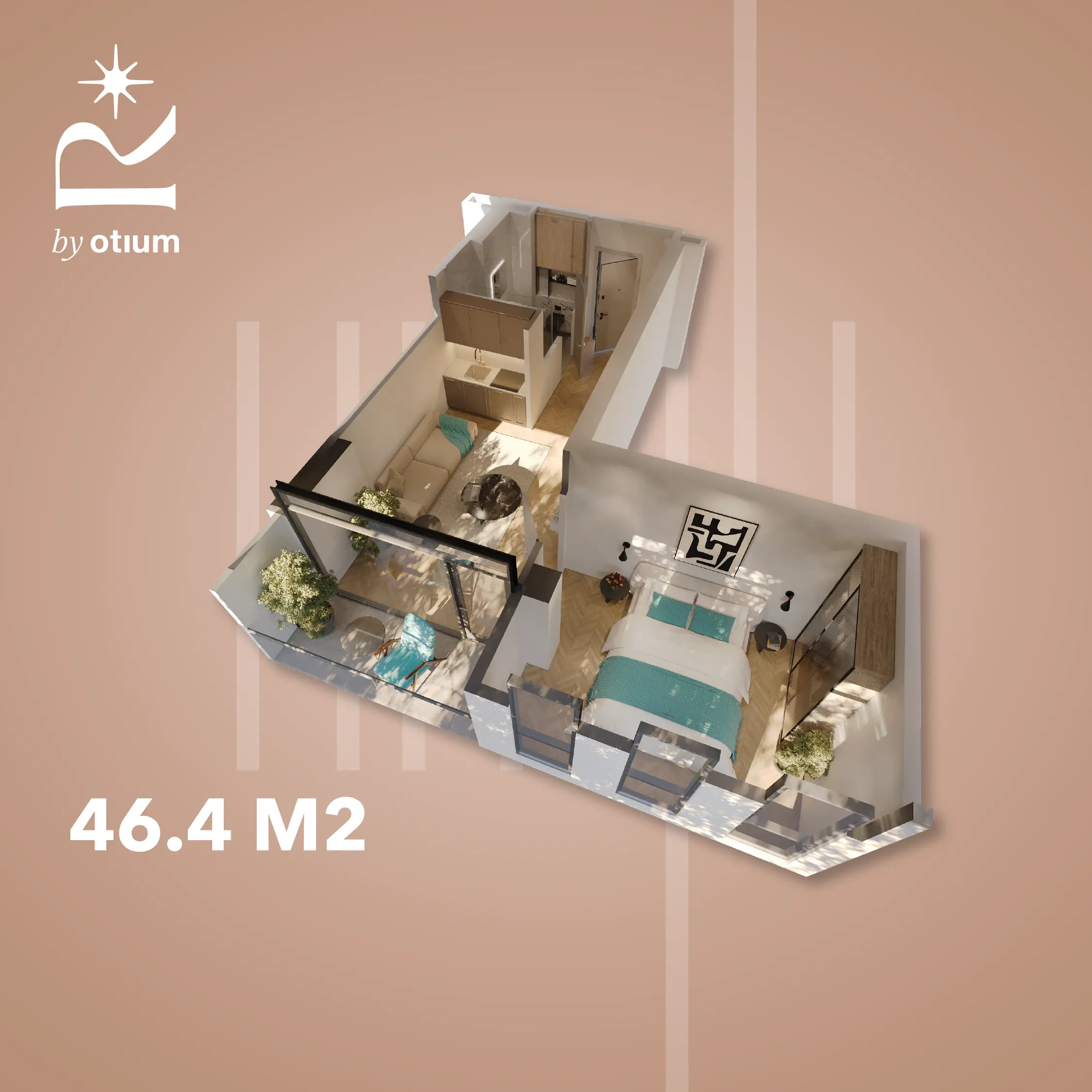 One-bedroom apartment